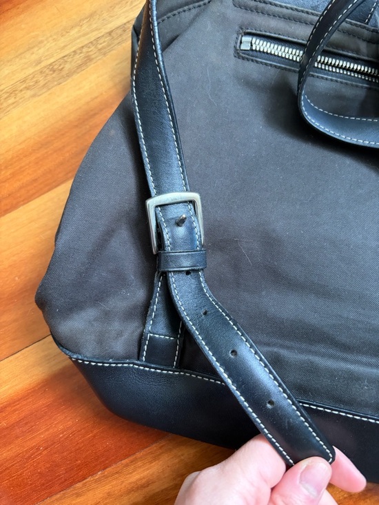 Vintage Coach Black Hamptons Canvas and Leather Backpack (Read Description) main image 12
